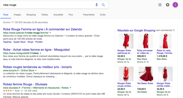 Vendre sur Google Shopping