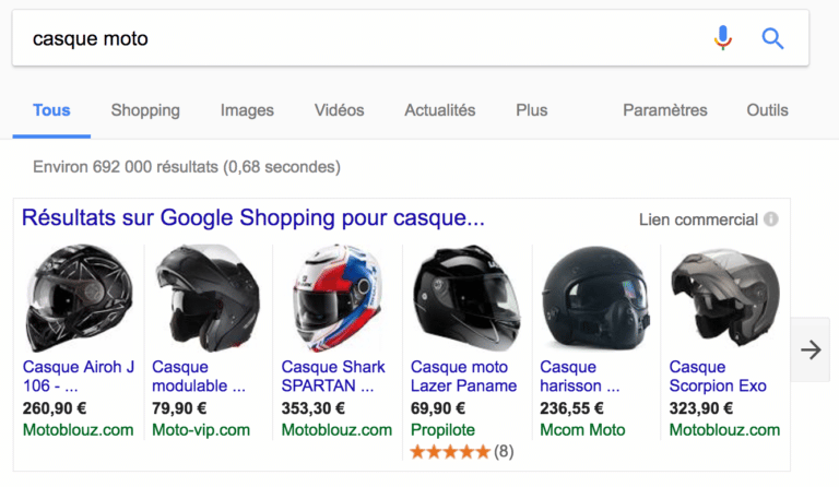 Vendre sur Google Shopping