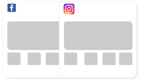 Exemple de publicité collection Meta Ads diffusée sur Facebook et Instagram.
